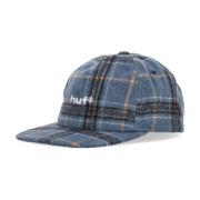 Plaid Flannel A-Frame Cap Navy