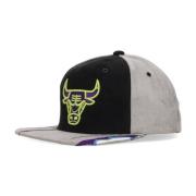 Chicago Bulls Snapback Kasket Sort/Lilla