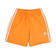 Orange 3-Stripes Badeshorts