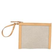 Pre-owned Canvas clutches