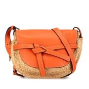 Pre-owned Rattan crossbody-tasker