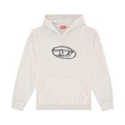 Logo Print Hooded Sweater