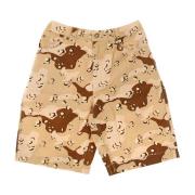 Camouflage Vasket Shorts med Lommer