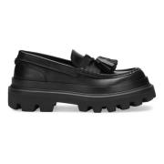 Sorte Loafers Mocassino Stil