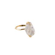 Herkimer Guld Ring