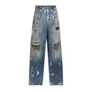 Jeans med Distressed Effekt