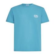 Blå T-shirt med VLogo Signature