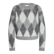 Mønstret sweater