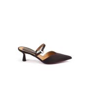 Satin Slingback med Juvel Hardware