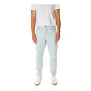 Tapered Mid Waist Jeans