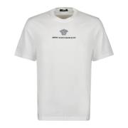 Hvid Rund Hals T-shirt