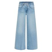 Retro Wash Wide Leg Jeans