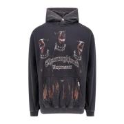 Thoroughbred Print Cotton Sweatshirt