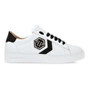 Hvide Hexagon Low-Top Krystal Sneakers