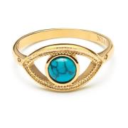 Skyfall Turquoise Evil Eye Ring