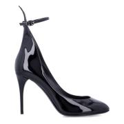 Sort Patent Stiletto Pumps