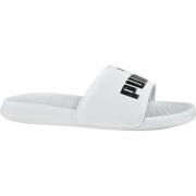 Hvide Slide Sandaler Flad Unisex