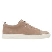 Brun Lder Lavtop Sneakers