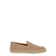 Rosa Slip-on Loafers med Rafia Detalje