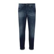 Slim-Fit Blå Denim Jeans