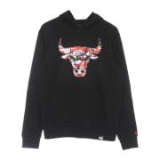 Chicago Bulls Logo Hoodie Sort