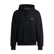 Oversized French Terry Hoodie med dobbelt B-monogram