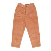 Orange Chino Bukser med Elastisk Talje