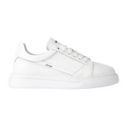 Hvide Lave Top Læder Sneakers