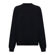 Rib Crew Neck Strikvarer til Kvinder