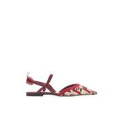 Sorte Colibri Slingback Flats