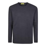 Tekstureret rund hals sweater