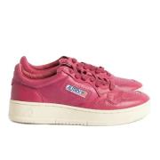 Fuchsia Gedelæder Sneakers