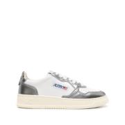 Hvide Læder Low Top Sneakers