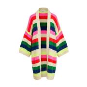 Stribet Strik Cardigan