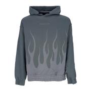 Flames Hoodie Grøn Herre