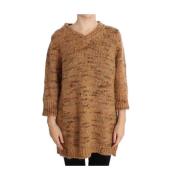 Brun V-hals sweater