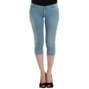 Elegant lyseblå Capri Jeans