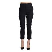 Højtaljede Cropped Capri Bukser