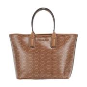 Lille Jacquard Logo Tote Taske