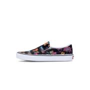 Lav-top Slip-on Sneakers Sort/neon