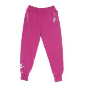 Cactus Flower/White Fleece Tracksuit Pants