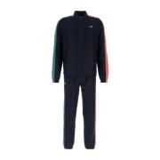 Navy Blå Polyester Tracksuit