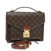 Pre-owned Canvas louis-vuitton-tasker