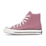 Pink High Top Sneaker med Logo