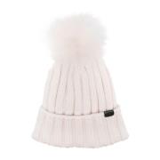 Luksus Cashmere Pom-Pom Beanie