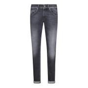 Slim Fit Jeans med lynlås lukning