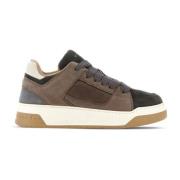 Brun Sneakers med Frontlukning