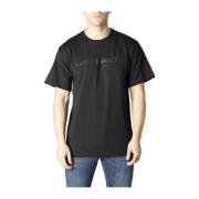 Sort Enkel Kortærmet T-shirt