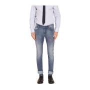 Slim Fit Navy Blue Denim Jeans