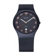 Herreur Classic 37 mm Armbånd Milanese Blå 11937-393